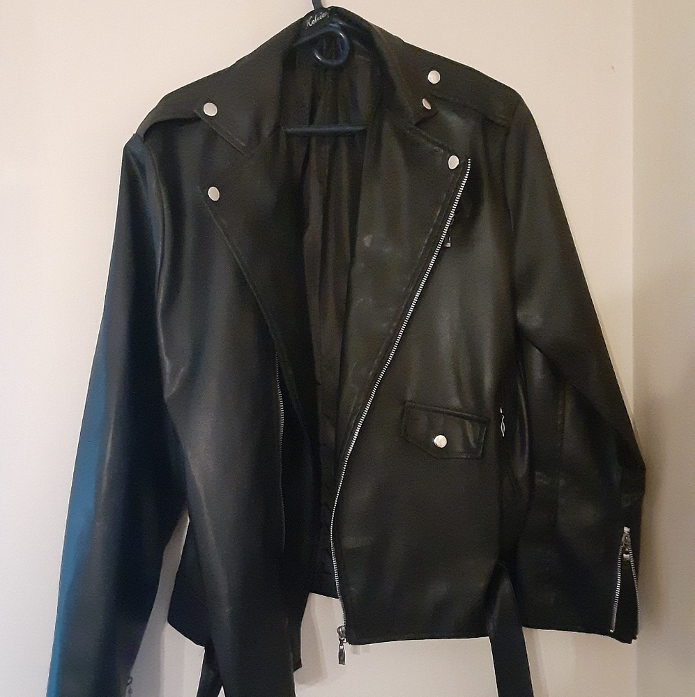 Men Fake leather jacket